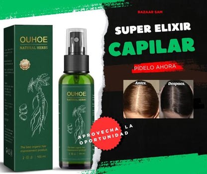 OUHOE® | Spray Para El Crecimiento Natural del Cabello